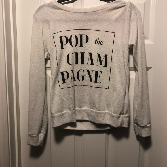 Sweaters - Pop the champagne long sleeve
